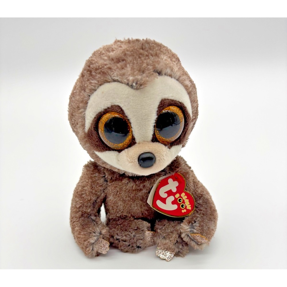 Ty Beanie Boos Small *6" INCH DANGLER THE‎ SLOTH* Plush Figure MINT NWT 2018